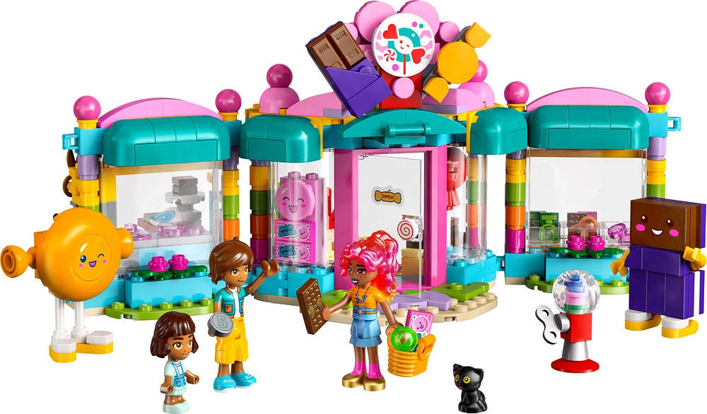 LEGO Friends Heartlake City Candy Store Building Toy - Pretend Play Set for Kids, Girls and Boys - 42649