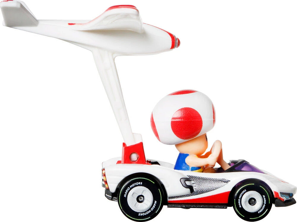 Hot Wheels Mario Kart Toad P-Wing and Plane Glider