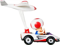 Hot Wheels Mario Kart Toad P-Wing and Plane Glider
