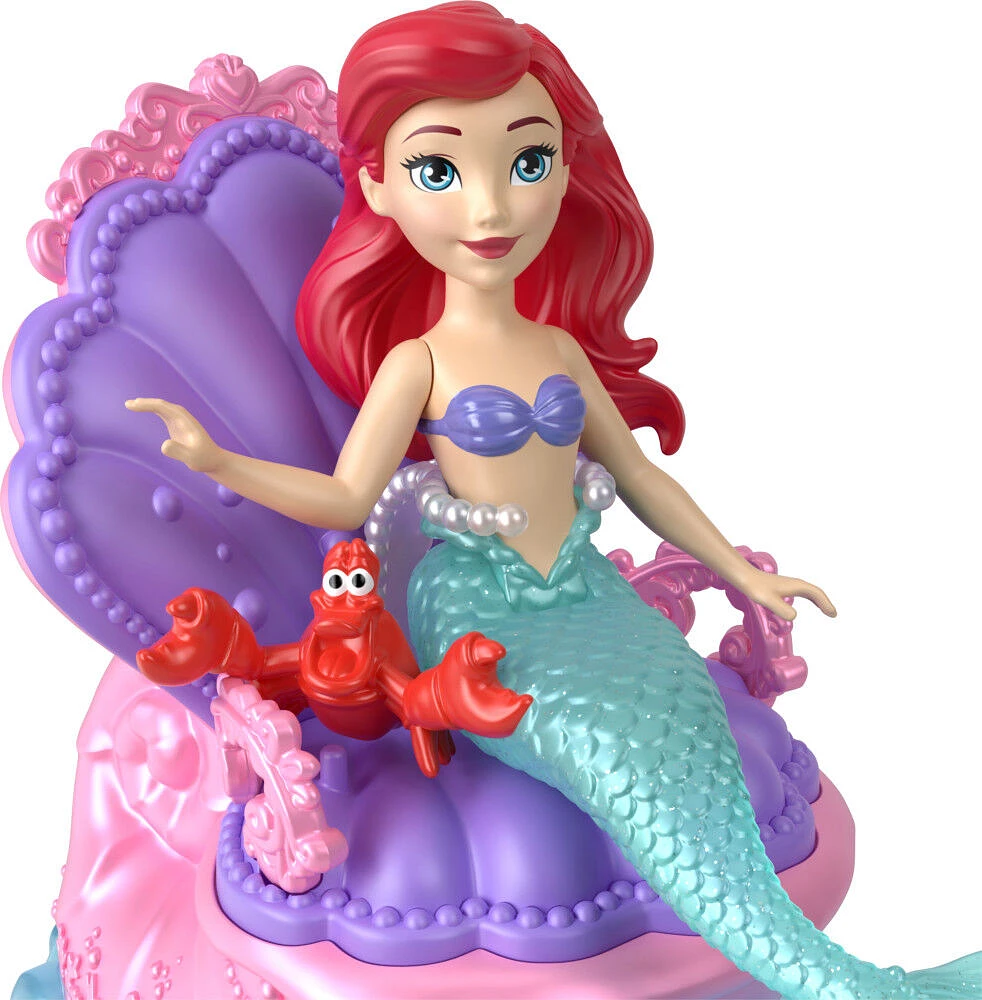 Disney Princess Toys, Mermaid Ariel Doll and Chariot