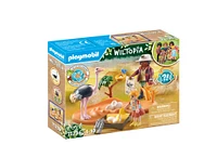 Playmobil - Wiltopia - Explorateurs et nid d'autruche