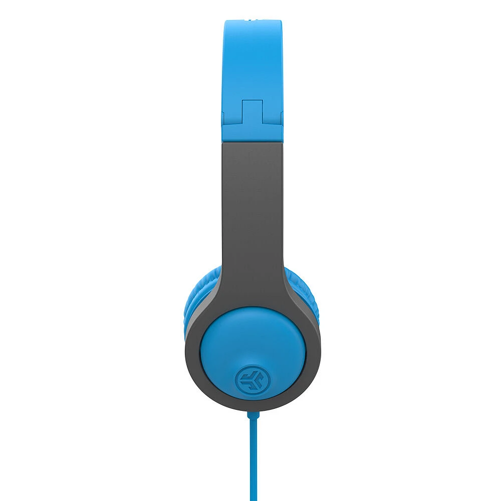 Jlab JBuddies Folding Wired Headphones- Blue/Gray