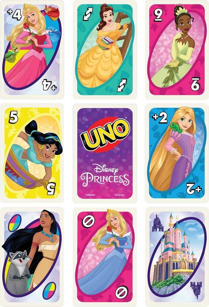 UNO Disney Princesses Matching Card Game, 112 Cards