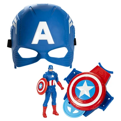 Marvel Avengers Captain America Shield Strike Ultimate Pack Roleplay Toy Set