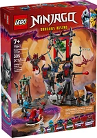 LEGO NINJAGO Le village tempête draconique, ensemble d'arène de combat avec 6 figurines et une toupie 71841