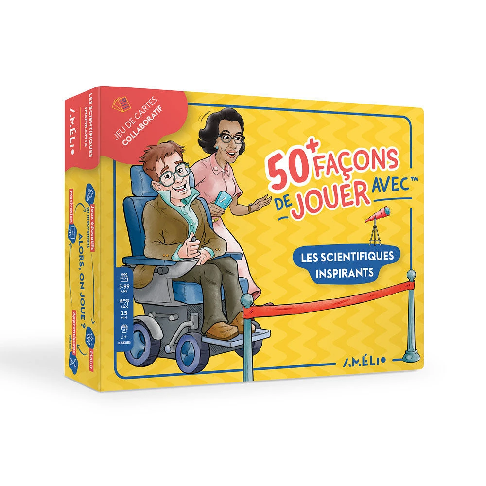 Amelio - 50+ facons de jouer - Scientifques Inspirants FR - French Edition