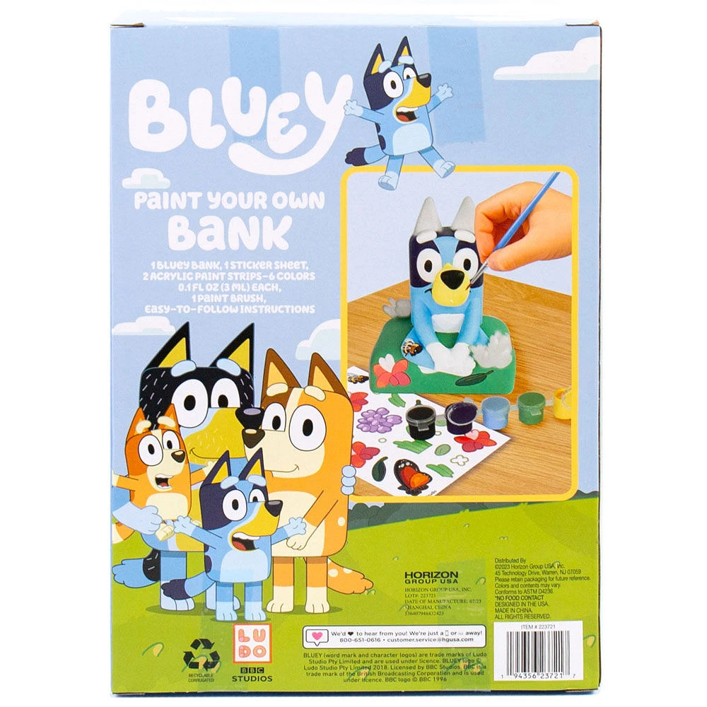 Paint Your Own Bluey Bank - English Edition