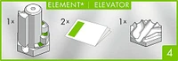 GraviTrax POWER Interactive Marble Track System Elevator Element