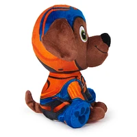 PAW Patrol: The Mighty Movie, Mighty Pups Zuma Plush Toy, 7-Inch Tall, Premium Stuffed Animals