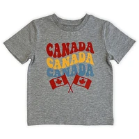 Canada Day Short Sleeve Tee - Grey Mix 