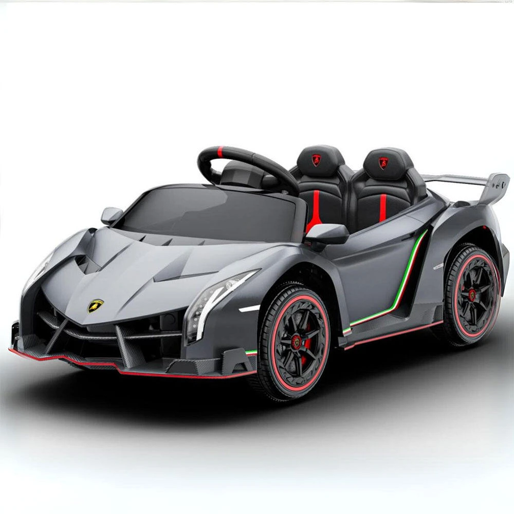 KidsVip 12V Lamborghini Veneno W/RC- Silver