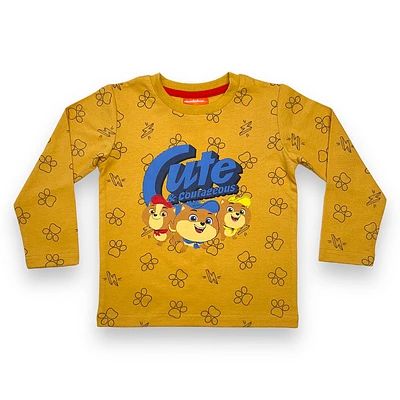 T-Shirt À Manches Longues Paw Patrol - Jaune