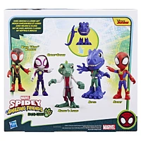 Marvel Spidey and His Amazing Friends Dino-Webs, Dino Heroes & Lizard Action Figures Set