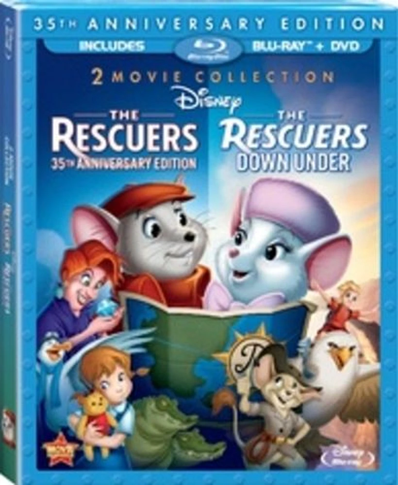 The Rescuers 2-Movie Collection [Blu-ray+DVD+Digital]