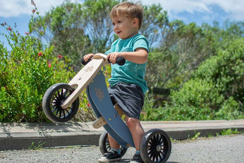 Kinderfeets Tiny Tot PLUS Balance Bike Slate Blue