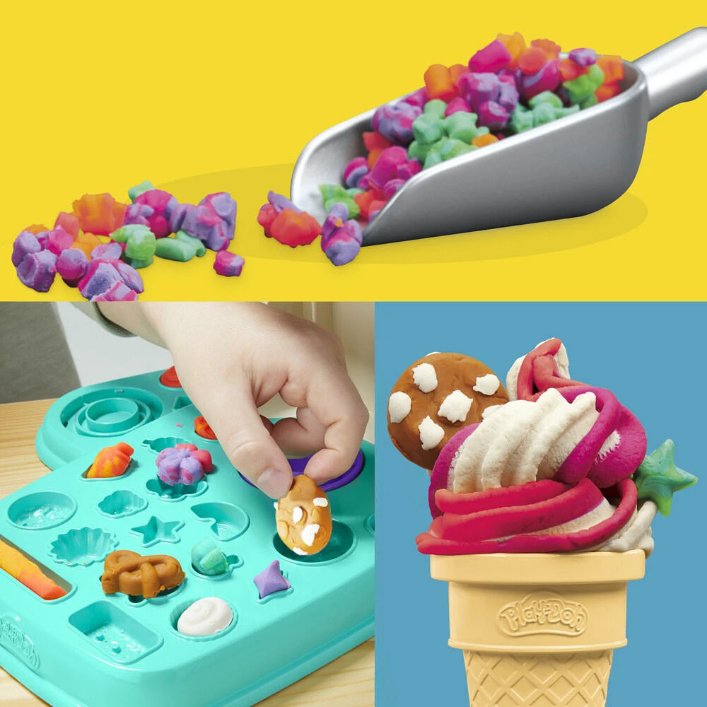 Play-Doh Rainbow Swirl Ice Cream Playset