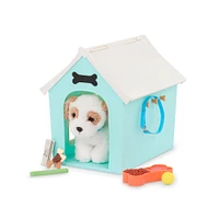 Our Generation - Deluxe Dog House with Pup Set