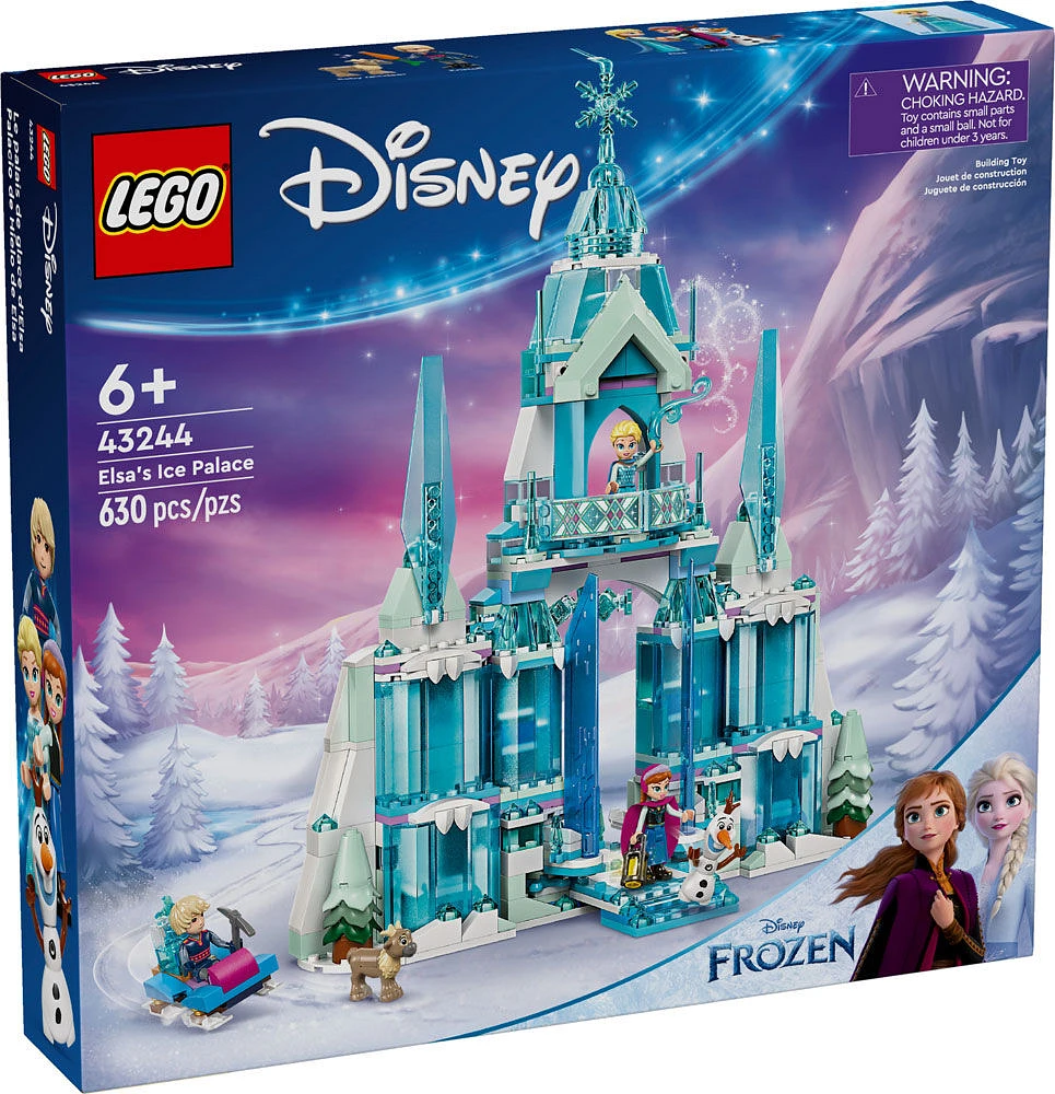 LEGO Disney La Reine des neiges Le palais de glace d'Elsa Jouet de construction 43244