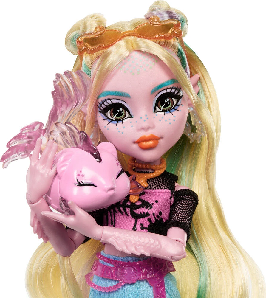 Monster High-Poupée Lagoona Blue-Poupée avec animal et accessoires