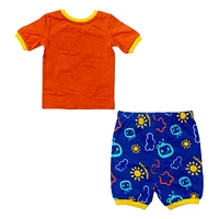CoComelon - Ensemble de nuit JJ pompier - Orange