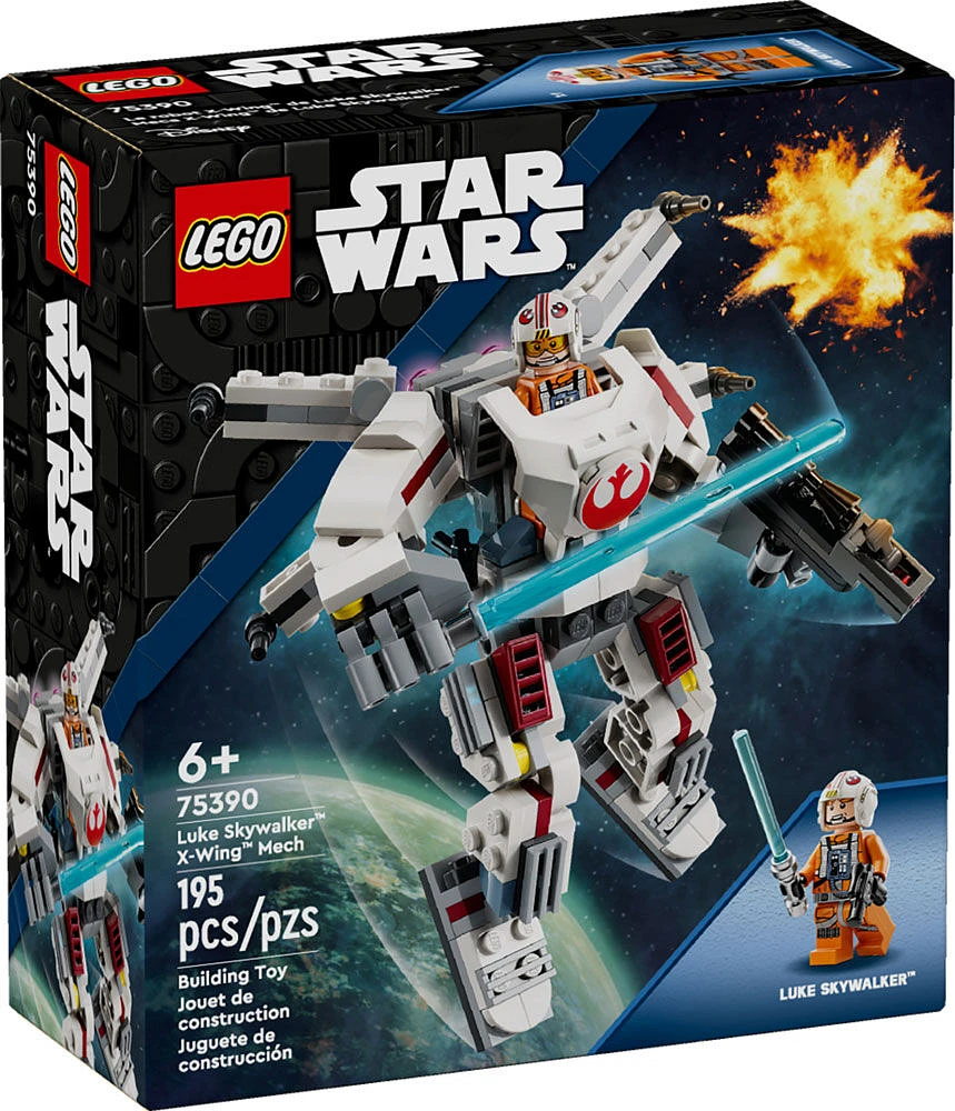 LEGO Star Wars Luke Skywalker X-Wing Mech Buildable Action Figure 75390