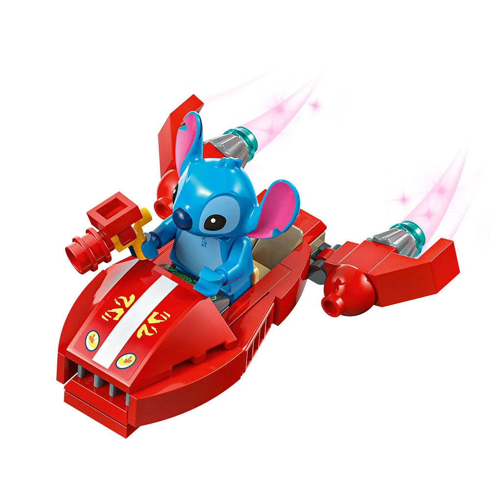 LEGO Disney La maison sur la plage de Lilo et Stitch, Ensemble de jeu de construction pour enfants et amateurs 43268