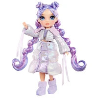 Rainbow High Winter Wonderland Violet - poupée-mannequin violette de 11 po (28 cm)