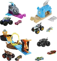Hot Wheels - Monster Trucks - Super Coffret Arène Ultime