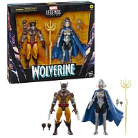 Marvel Legends Series Wolverine and Lilandra Neramani Action Figures