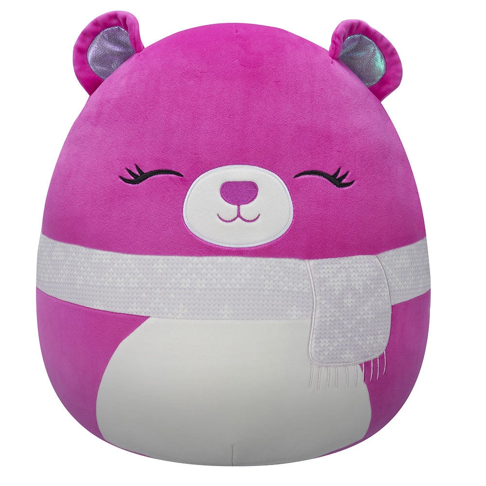 Squishmallows 5" Plush - Crisanta the Purple Bear with Scarf