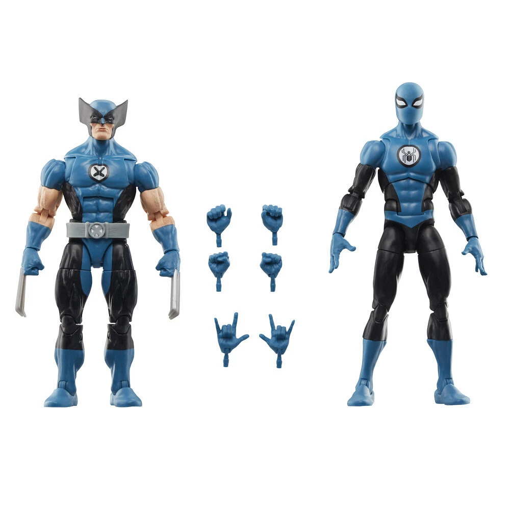 Marvel Legends Series Wolverine and Spider-Man, Fantastic Four Action Figures