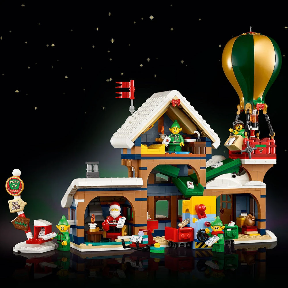 LEGO Icons Santa's Post Office Building Set for Adults - Christmas Village Decoration for Home - 10339