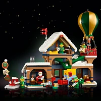 Ensemble de construction de décoration de maison de fêtes pour les adultes et les familles LEGO Icons Le bureau de poste du père Noël 10339