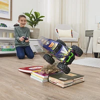 Monster Jam, Official Grave Digger Freestyle Force, Remote Control Car, 1:15 Scale