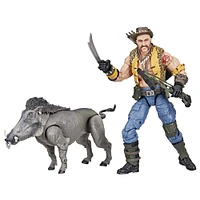 G.I. Joe Classified Series #125, Dreadnok Gnawgahyde Action Figure with pets Porkbelly & Yobbo