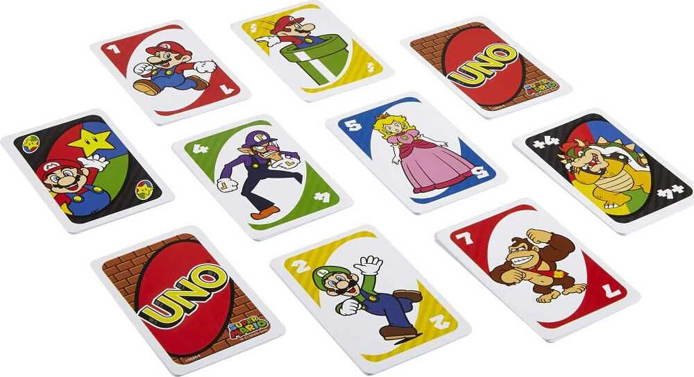 UNO Super Mario Card Game