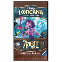 Disney Lorcana TCG : Paquet de Boosters Assortis Azurite Sea (12 Cartes)