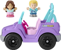 Fisher-Price Little People Barbie Véhicule de plage - Version sons Seulement - Version Francais