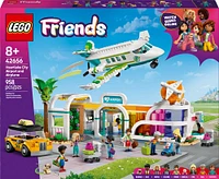 LEGO Friends L'aéroport et l'avion de Heartlake City, Ensemble de construction, Ensemble de jeu avec minipoupées et chien 42656