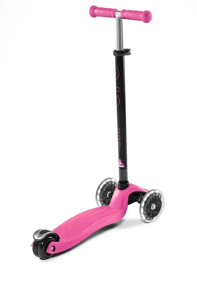 Micro Maxi Plus Led Scooter/Pink - R Exclusive