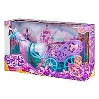 Zuru Poupée princesse Sparkle Girlz avec cheval et calèche