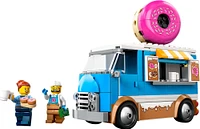 LEGO City Donut Truck Building Toy - Mobile Donut Stand with 2 Minifigures and Other Accessories - 60452