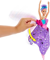 Barbie Dance and Flutter Doll with 2-in-1 Transformation from Dancer to Butterfly, Purple Hair