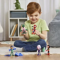 Marvel Spidey and His Amazing Friends Dino-Webs, Dino Heroes & Lizard Action Figures Set