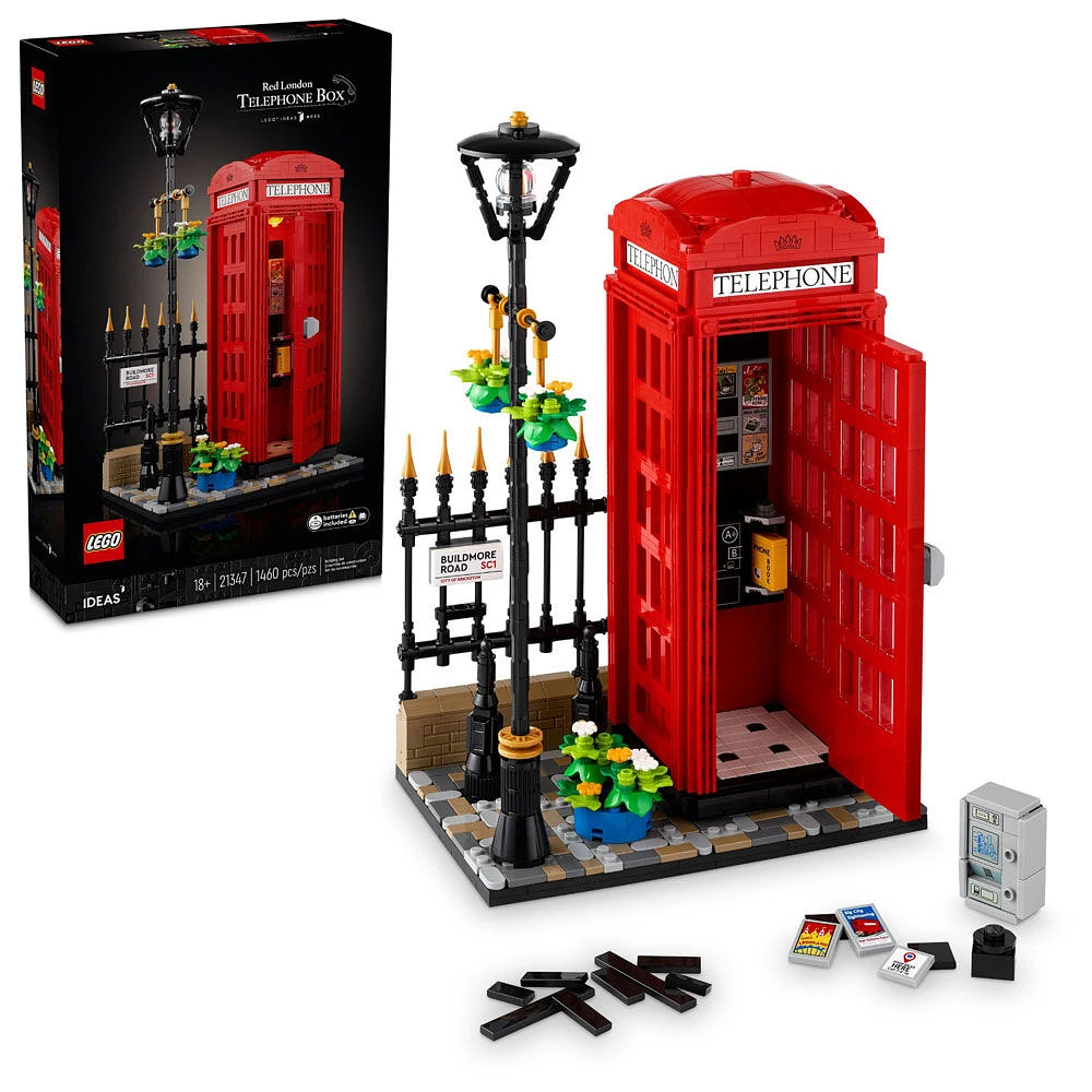 Ensemble LEGO Ideas La cabine téléphonique rouge de Londres 21347