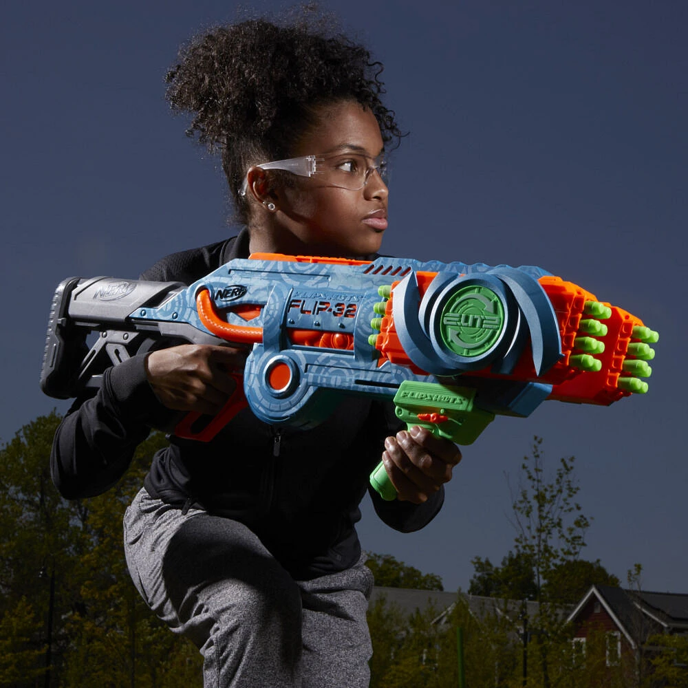 Nerf Elite 2.0 Flipshots Flip-32 Blaster with 32 Dart Barrels That Flip - R Exclusive