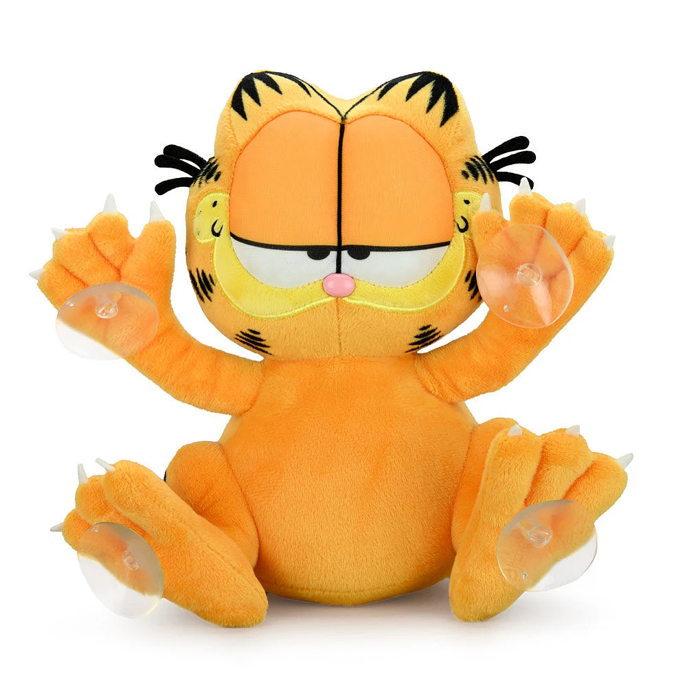 GARFIELD - 8" SUCTION CUP PLUSH - GARFIELD 8" SUCTION CUP PLUSH RELAXED