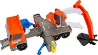 Matchbox Action Drivers Matchbox Transforming Excavator, Toy Construction Truck with 1:64 Scale Vehicle