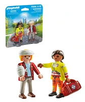 Playmobil - Duo Secouriste et blesse