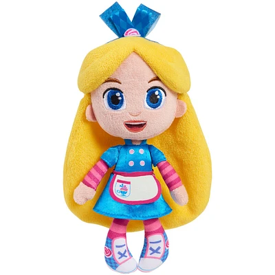 Petite Poupée En Peluche d'Alice de 20 cm (8 pouces) de la Boulangerie d'Alice au Pays des merveilles de Disney Junior